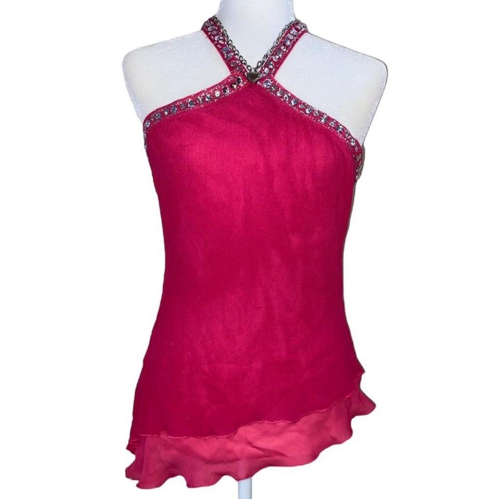 Vintage Silk Asymmetrical Top